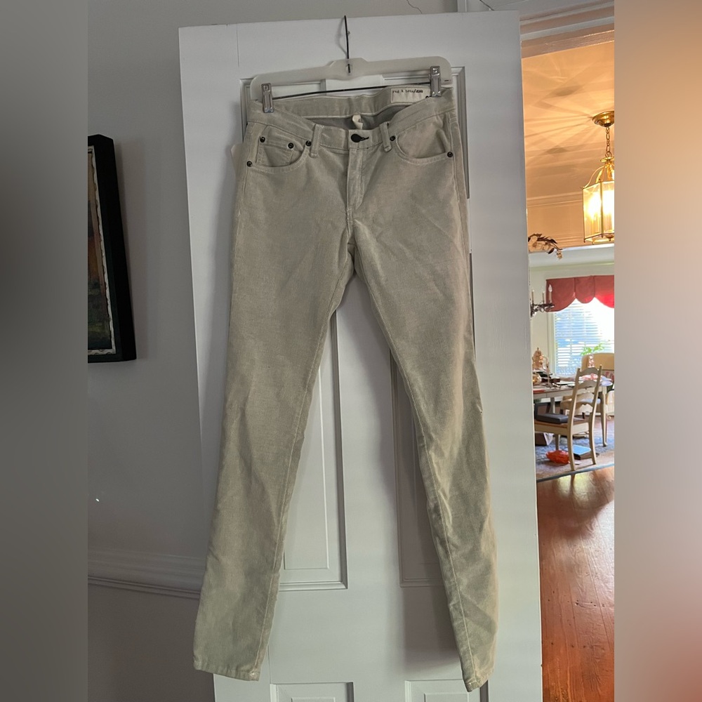 Rag & Bone Beige Corduroy Jeans-Great fit!